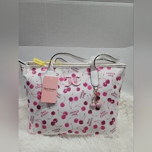 Juicy Couture Cherry On Top Tote Bag Purse Brand New With Tags
